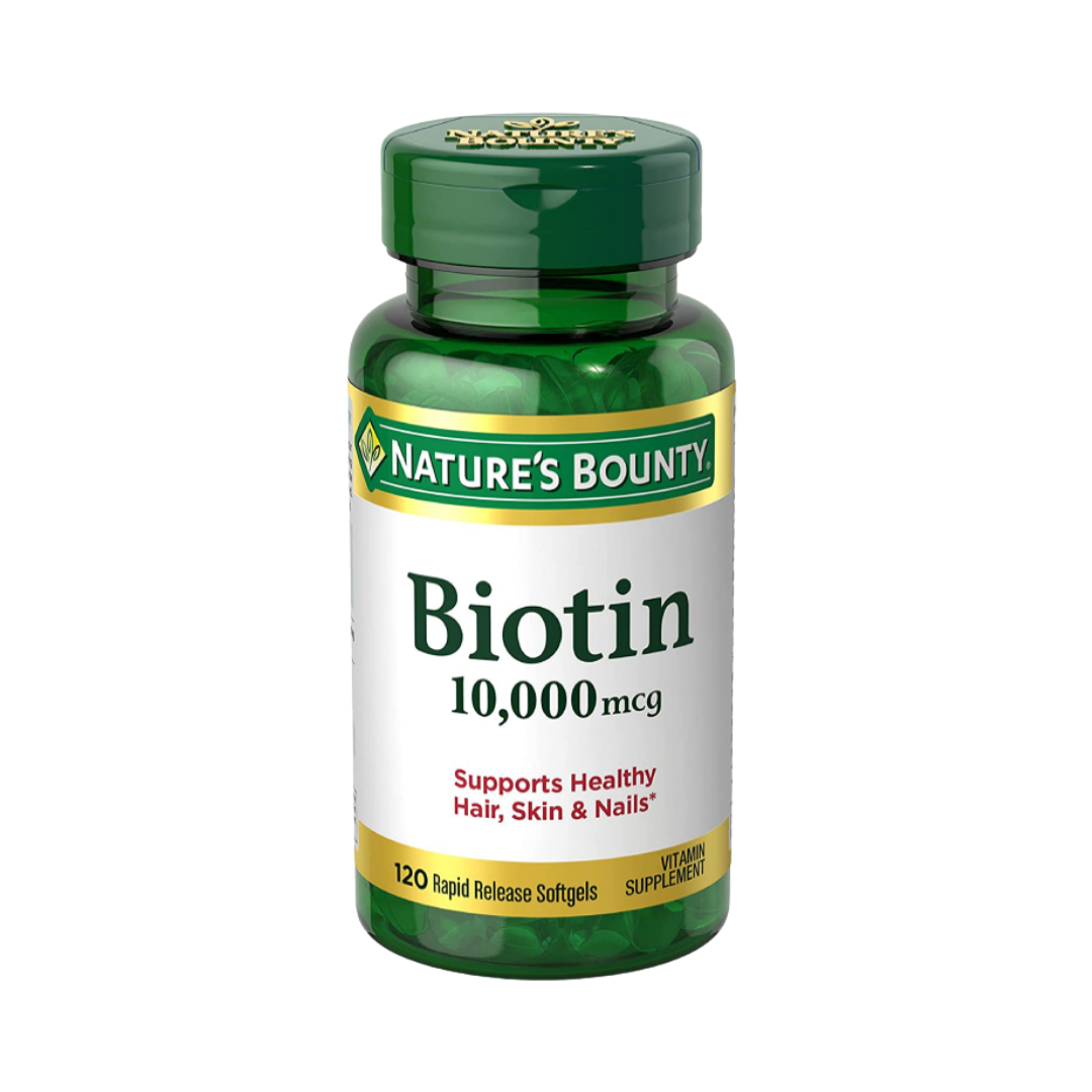 Biotina 10,000 mcg | Nature's Bounty 120 Capsulas