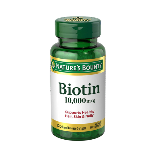 Biotina 10,000 mcg | Nature's Bounty 120 Capsulas